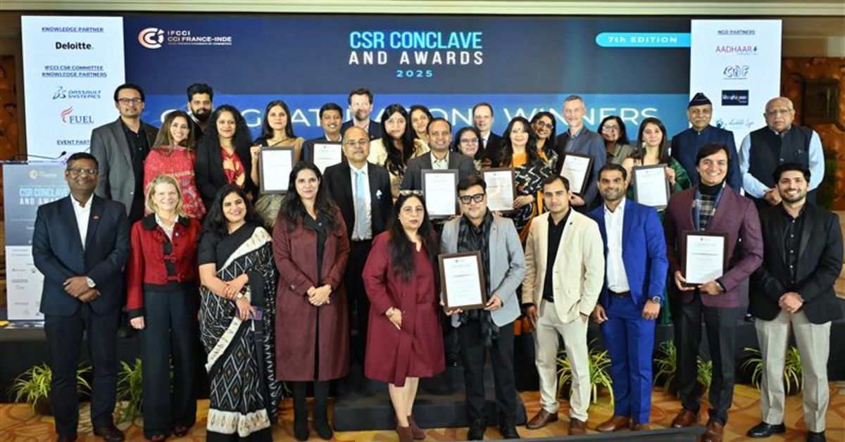 Indo-French CSR Excellence Celebrated at IFCCI's 7th Annual CSR Conclave & Awards | CCI France Inde
