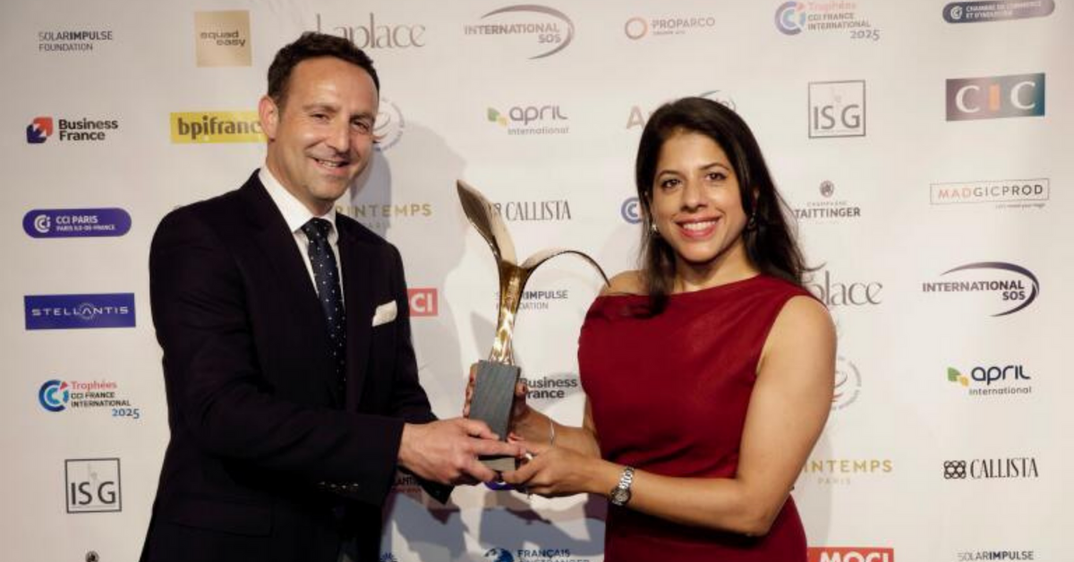 IFCCI wins CSR Award at the CCI France I...