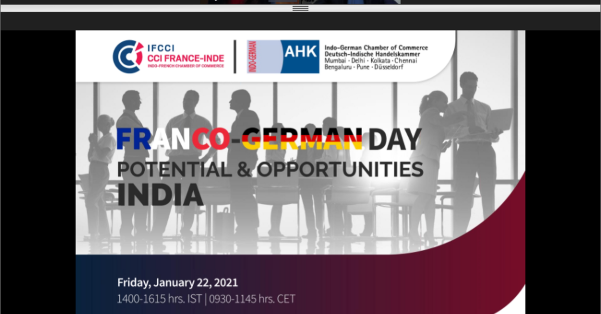FRANCO-GERMAN DAY  POTENTIAL AND OPPORTU...
